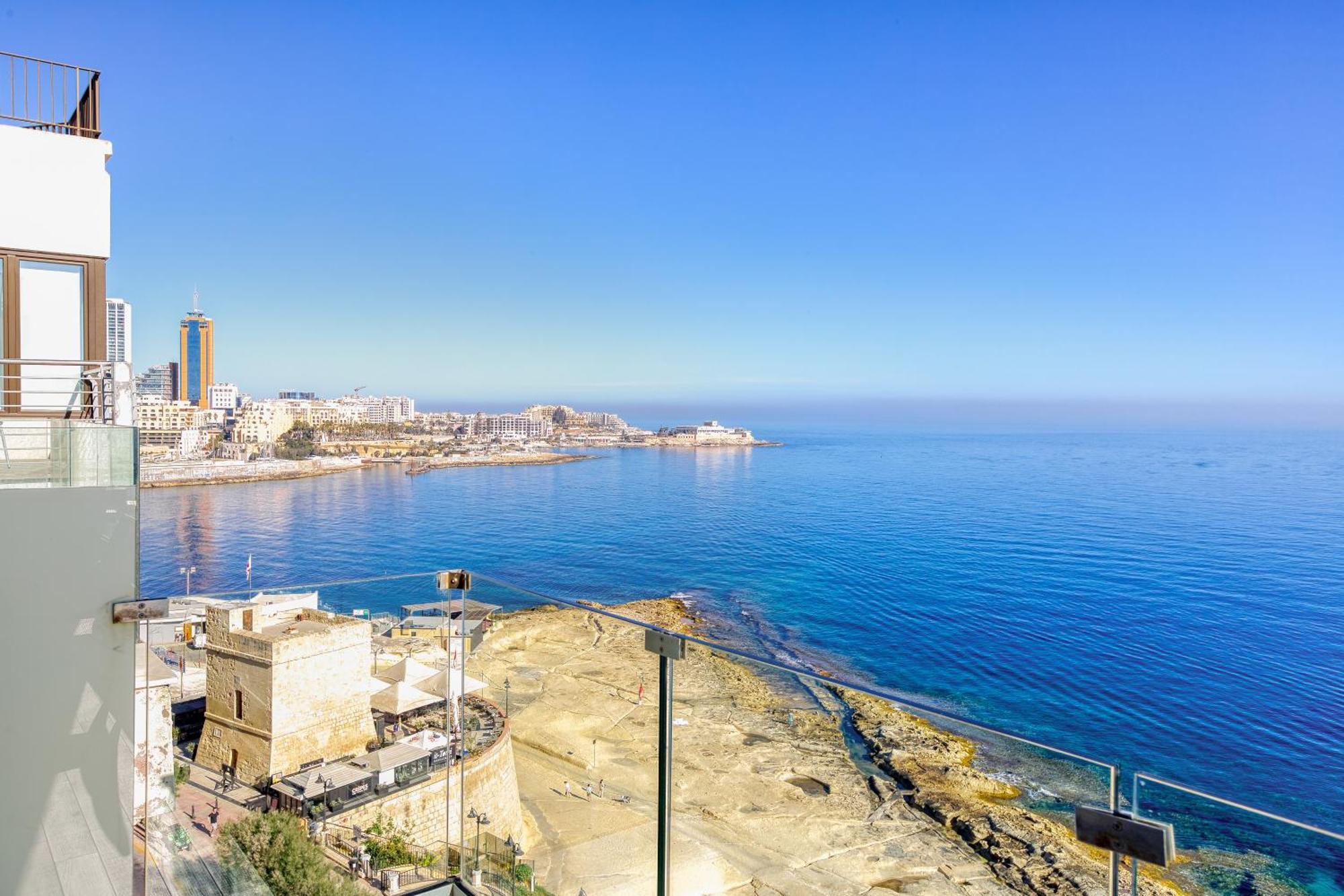 Seafront Sliema Apartment With Balcony & Sea Views By Jl Εξωτερικό φωτογραφία