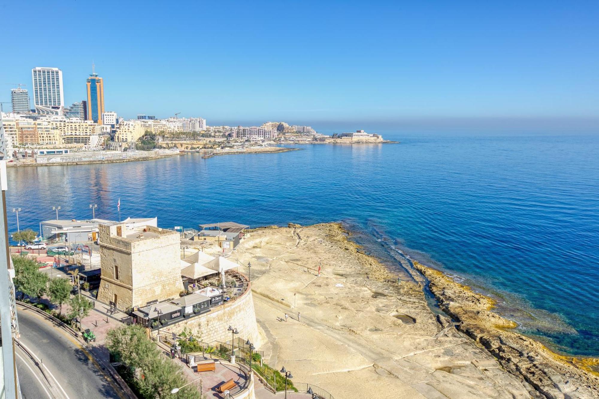 Seafront Sliema Apartment With Balcony & Sea Views By Jl Εξωτερικό φωτογραφία